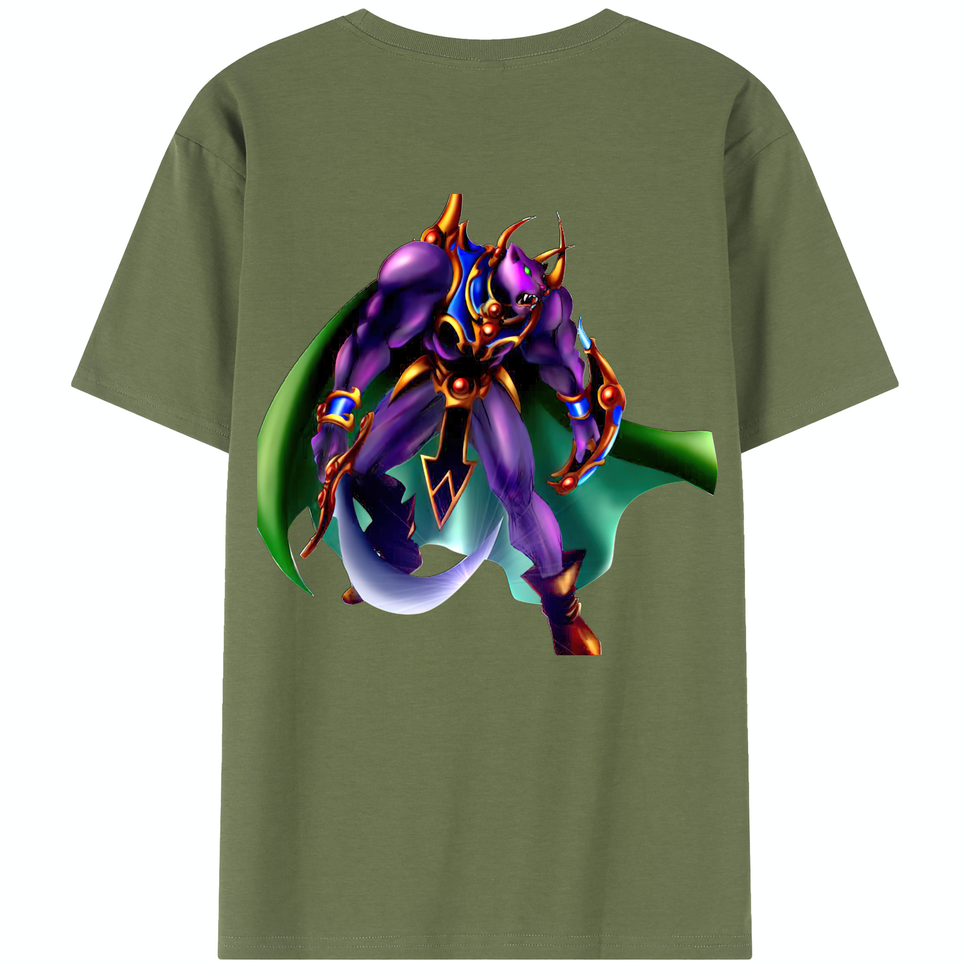 （画像用） 遊☆戯☆王 Yu-Gi-Oh! 綿100％半袖Tシャツ（背面プリント）